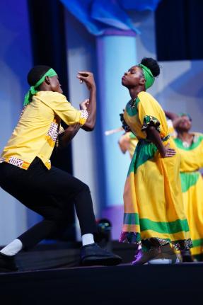 The National Festival of the Performing Arts provides a cadre of entertainers for a number of national events related to the annual Emancipation and Independence celebrations. Here performers from the Godfrey Strewart Performing Arts Society in Westmorelan
