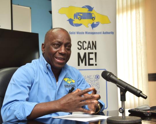 National Solid Waste Management Authority (NSWMA) Executive Director, Audley Gordon.
