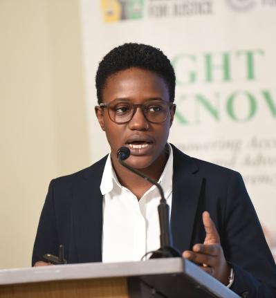 Jade Williams, policy, research and advocacy specialist, Jamaicans For Justice.