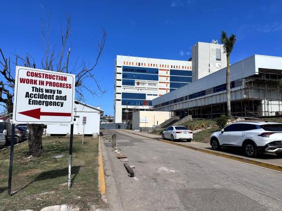 A section of the Cornwall Regional Hospital in Montego Bay, St James. 