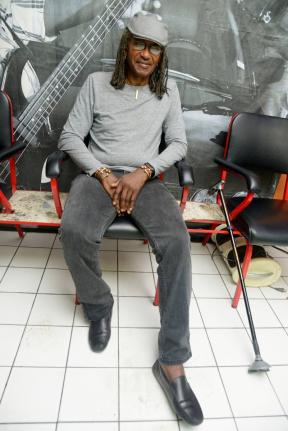 Drummer extraordinaire, Lowell Fillmore 'Sly' Dunbar.