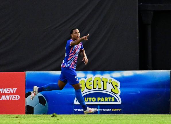 Tarick Ximines scored the winner against Cavalier yesterday.