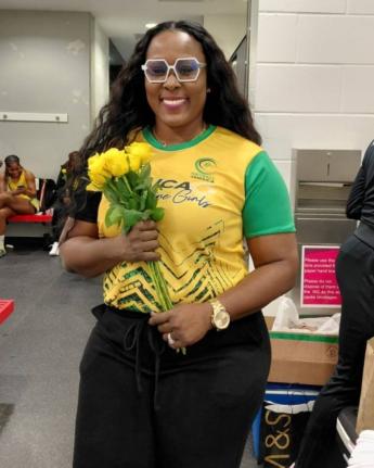 
Sunshine Girls head coach, Sasher-Gaye Henry-Wright.
