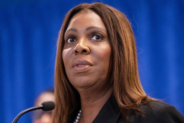 New York Attorney General Letitia James speaks during a press conference, December 15, 2025, in New York. (AP Photo/Yuki Iwamura, File)