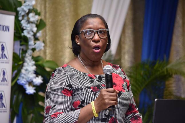 Sharon Robinson, principal director at the Bureau of Gender Affairs.