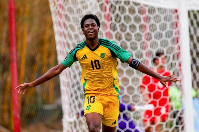 Jahmarie Nolan .... scored hat-trick. 