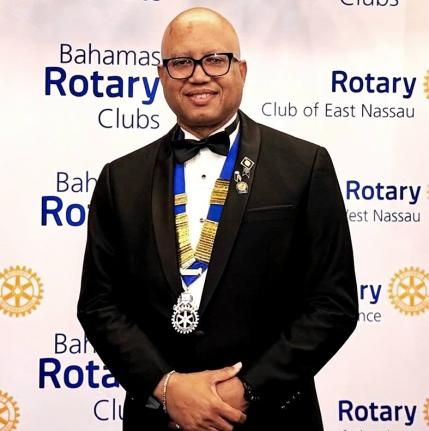 Professor William ‘Bill’ Aiken, district governor, Rotary District 7020.