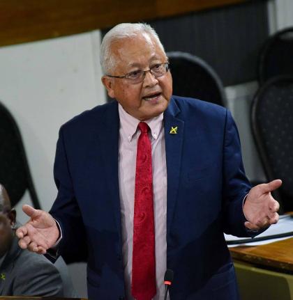 Delroy Chuck, minister of justice and constitutional affairs. 