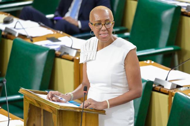 Minister of Finance, Fayval Williams.