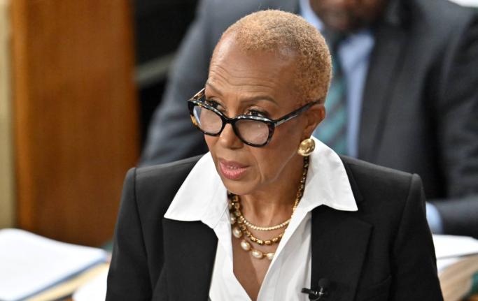 Minister of Finance and the Public Service Fayval Williams opening the 2026/27 Budget Debate in the House of Representatives on Tuesday, March 10, 2026