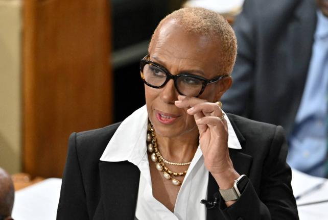 Fayval Williams, minister of finance and the public service, opens the 2026-2027 Budget Debate in the House of Representatives yesterday.