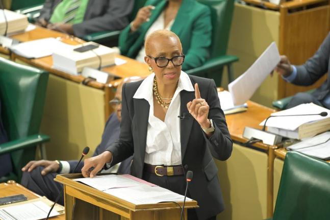 Minister of Finance and the Public Service, Fayval Williams, opens the 2026/27 Budget Debate in the House of Representatives.