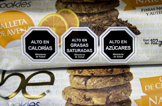 Sample of Chilean front-of-package label.