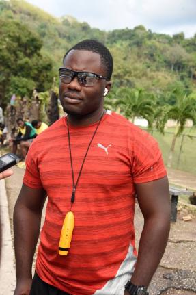 Edwin Allen’s boys’ track and field coach, Leon Powell.