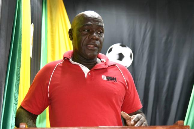 New President of Kingston and St Andrew Football Association (KSAFA), Mark Bennett.
