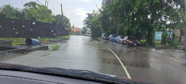 A section of the roadway in eastern Portland near Coronation Bakery in Boundbrook on March 28, 206. 